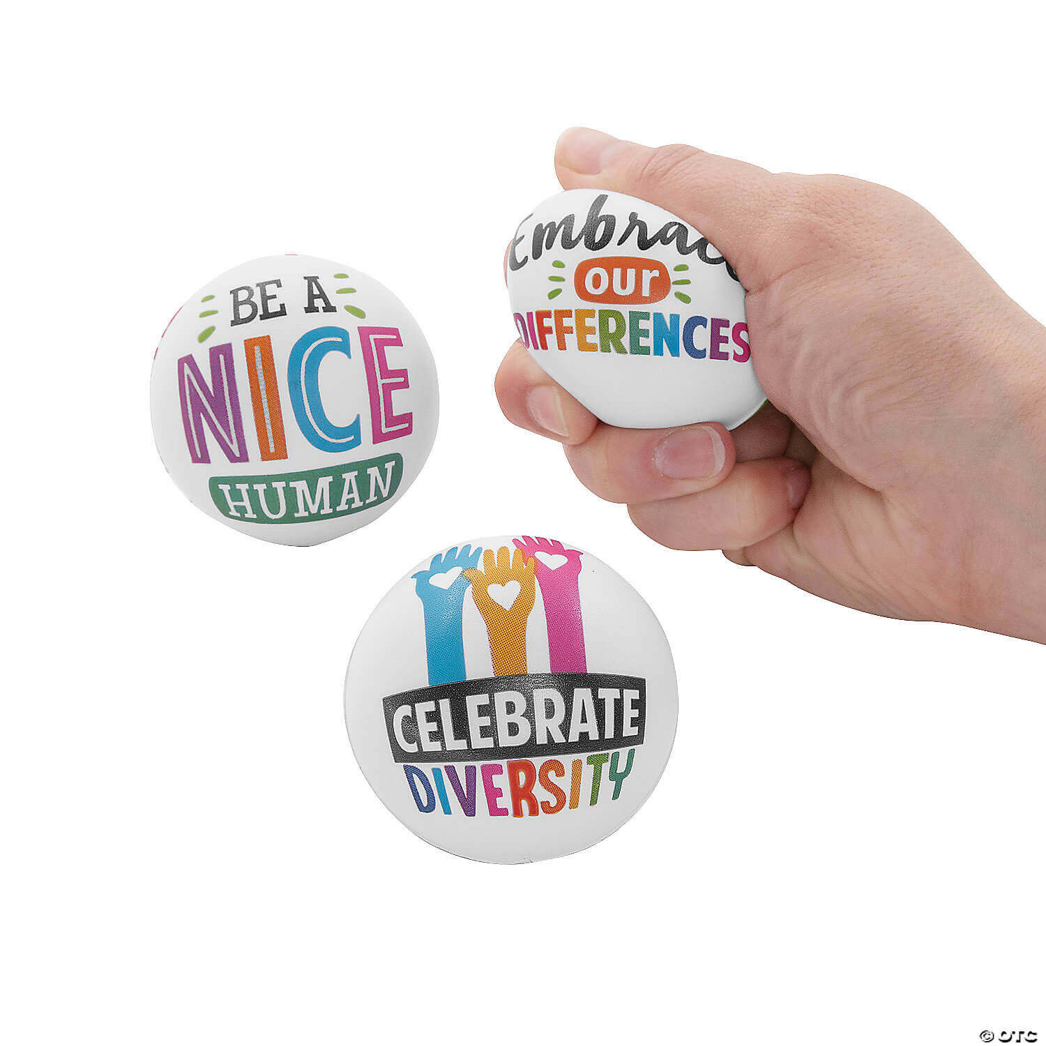 Humankind, Unity & Diversity Stress Balls – Set of 12 Humankind, Unity & Diversity Stress Balls – Set of 12
