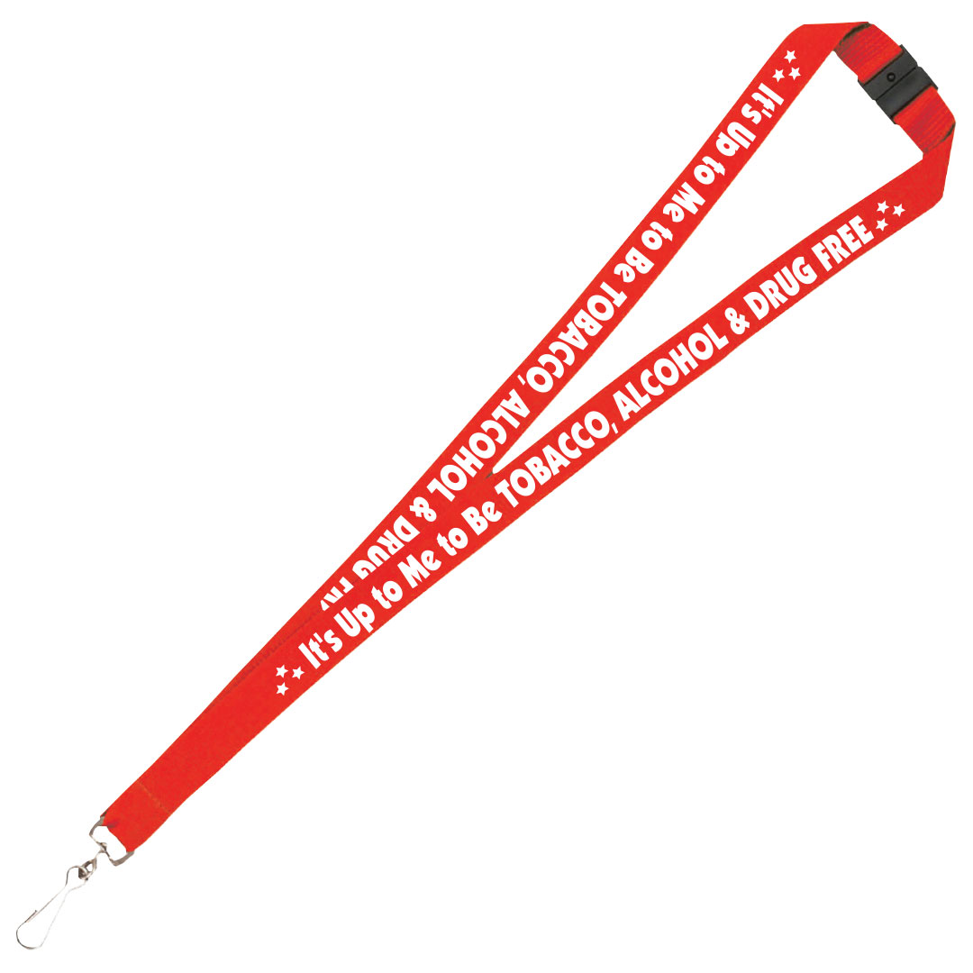 Drug, Alcohol, and Tobacco Free Lanyard (36″ Length)