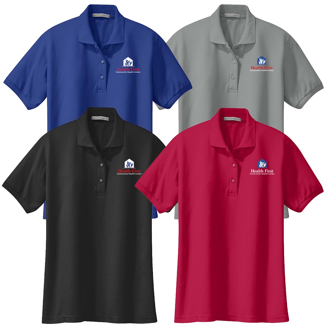 Health First Port Authority® Ladies Silk Touch™ Polo