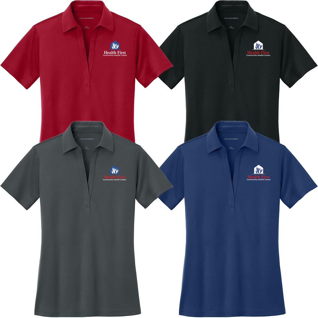 Health First Port Authority® Ladies Silk Touch™ Performance Polo