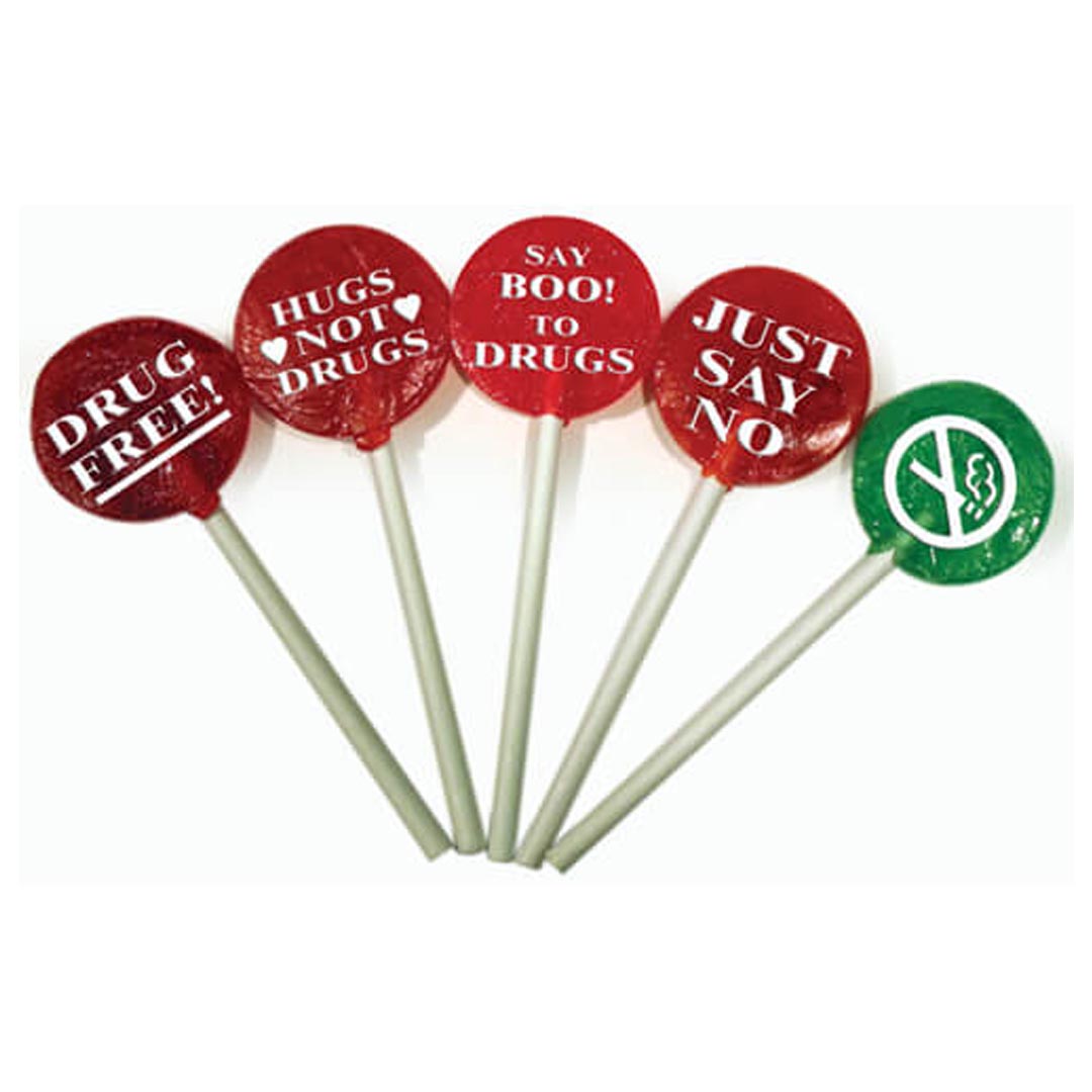 Drug Prevention Suckers (packages in sets of 250) Drug Prevention Suckers (packages in sets of 250)