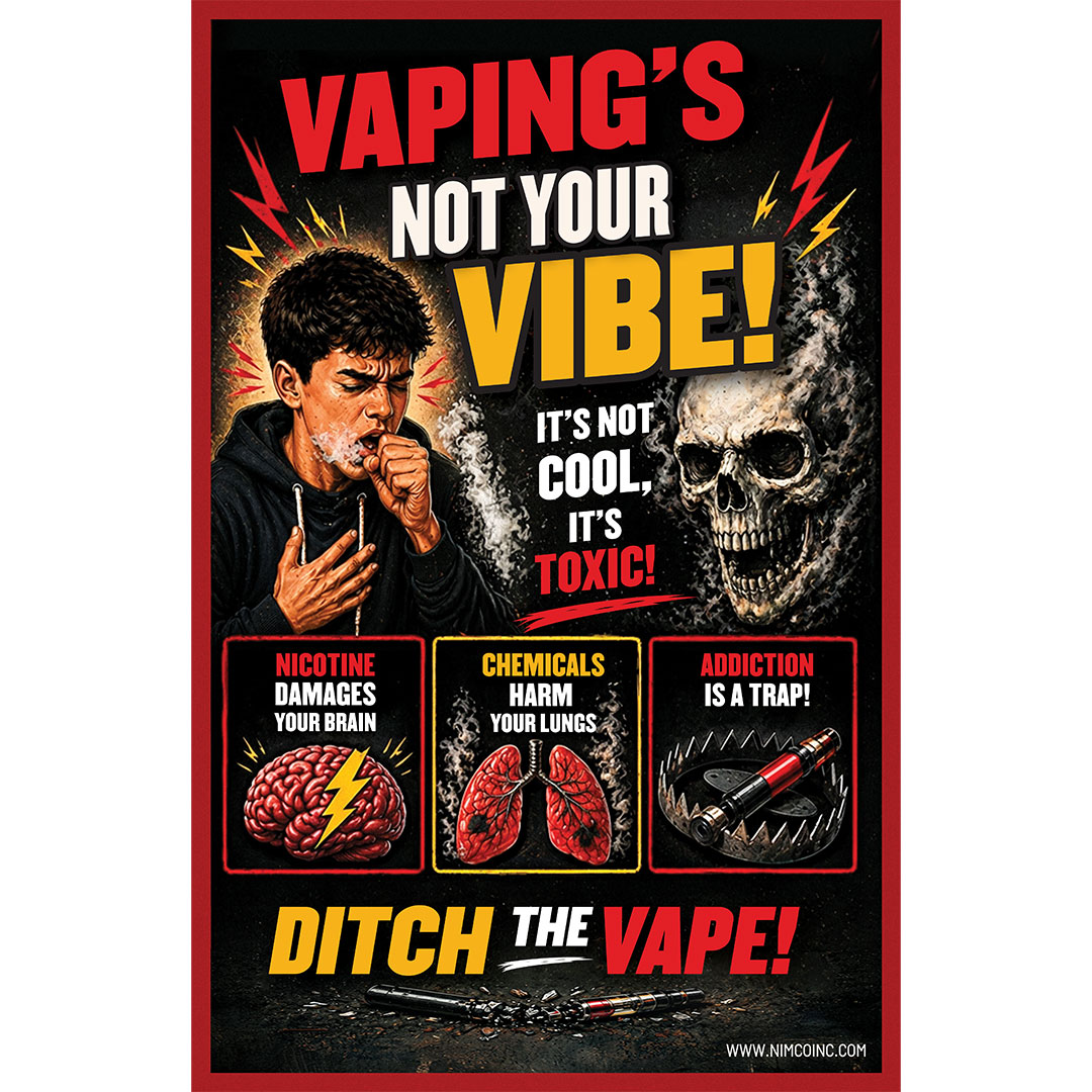 Vaping Prevention Banner: Vaping’s Not Your Vibe! Vaping Prevention Banner: Vaping’s Not Your Vibe!