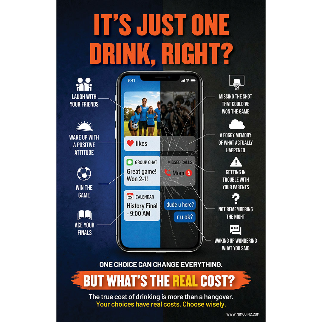 Alcohol Prevention Banner: It’s Just One Drink, Right?