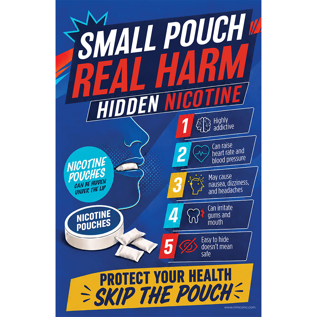 Small Pouch Real Harm nicotine pouch prevention banner