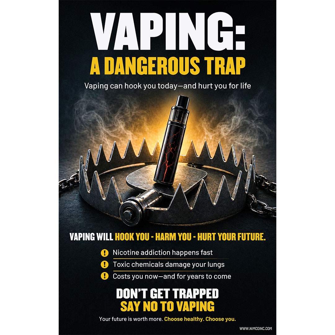 Vaping Prevention Banner: Vaping-A Dangerous Trap Vaping Prevention Banner: Vaping-A Dangerous Trap