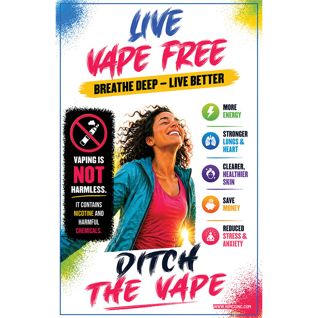 Vaping Prevention Banner: Live Vape Free-Ditch The Vape Vaping Prevention Banner: Live Vape Free-Ditch The Vape