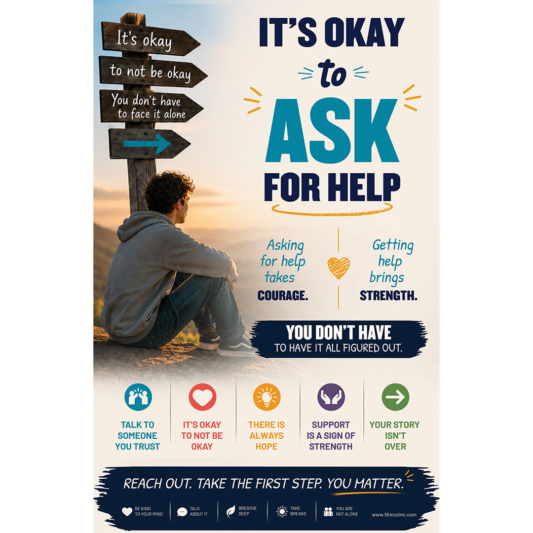 Mental Health Banner: It’s Okay To Ask For Help