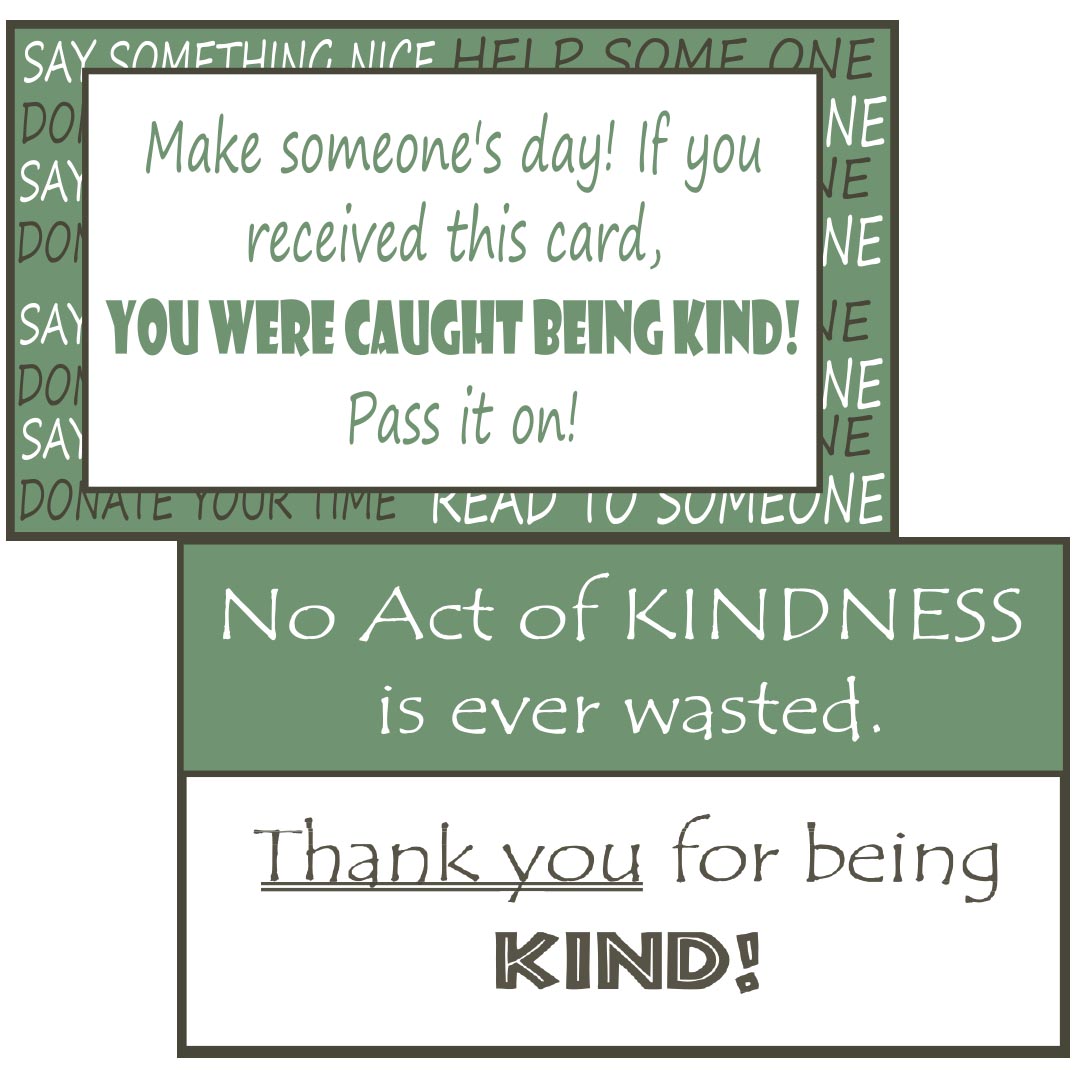 Kindness Pass It On Card