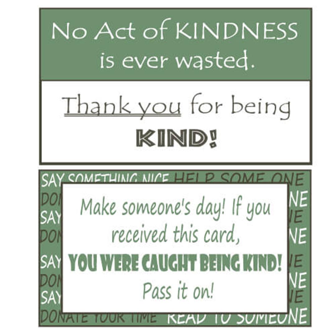 Kindness Pass It On Card