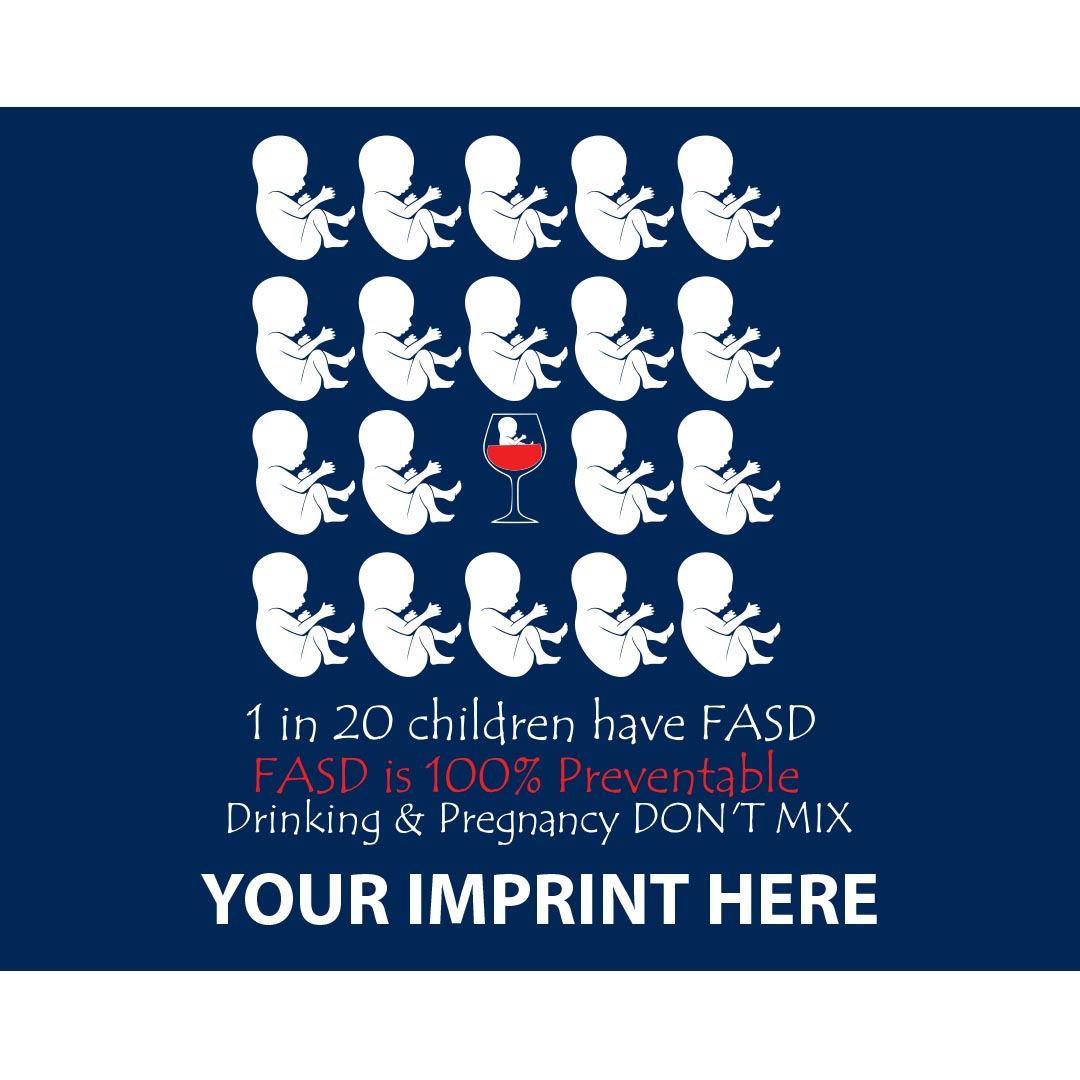 FASD Prevention Banner (Customizable): Drinking and Pregnancy Don’t Mix