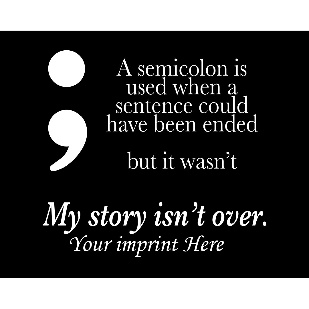 Suicide Prevention Banner (Customizable): My Story Isn’t Over