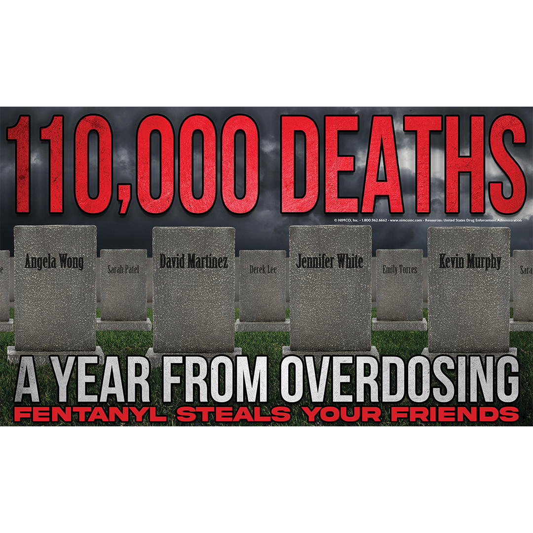 Fentanyl Banner: 110,000 Deaths