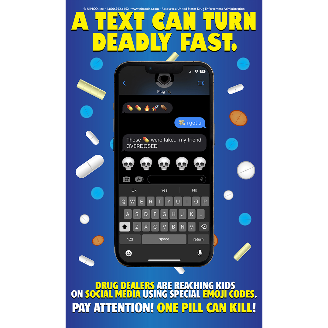 Fentanyl Banner: A Text Can Turn Deadly Fast.