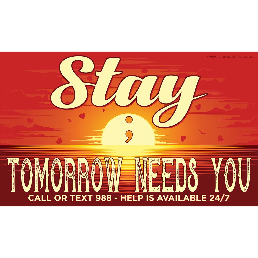 Mental Health Banner – Stay Tomorrow Needs You