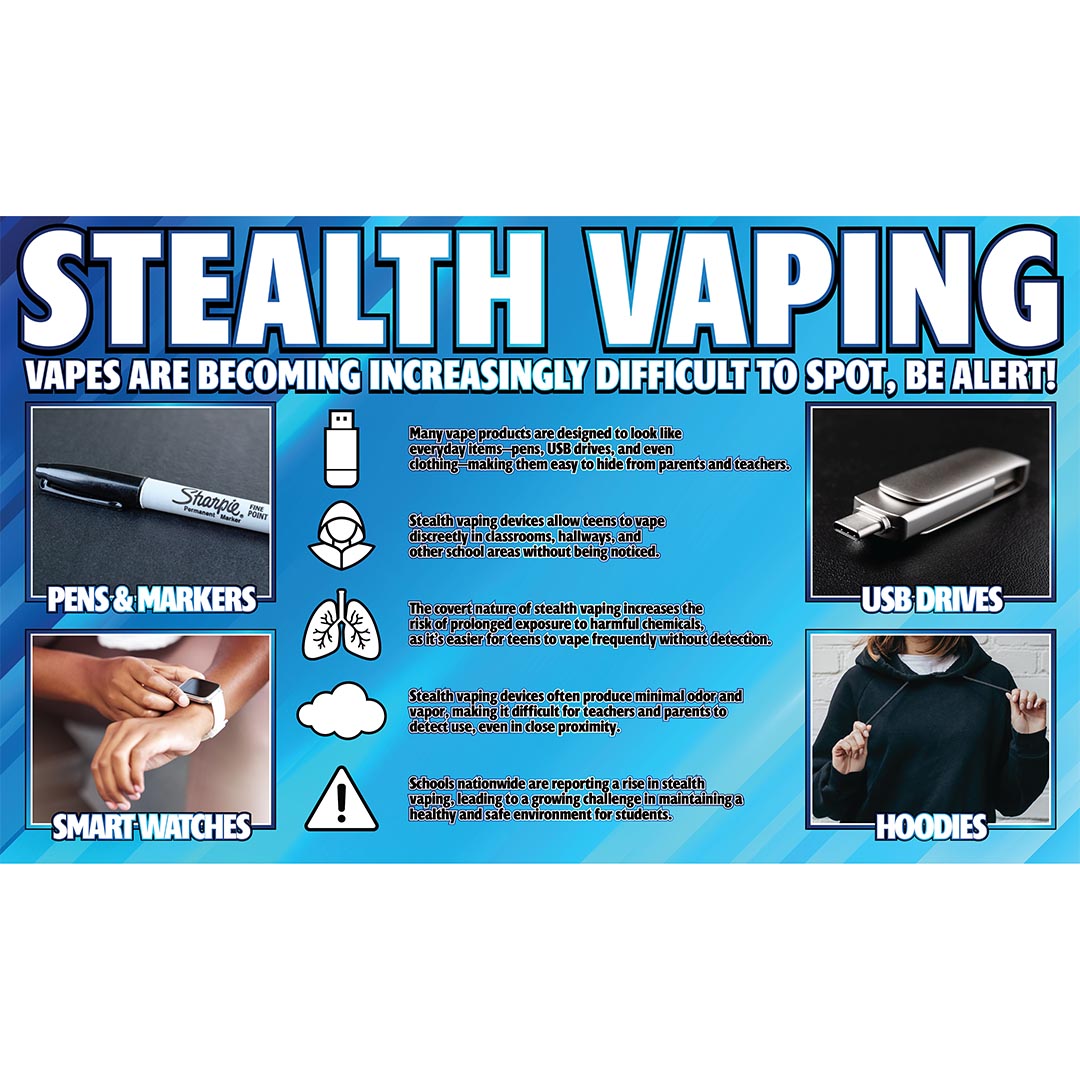 Vaping Prevention Banner: Stealth Vaping