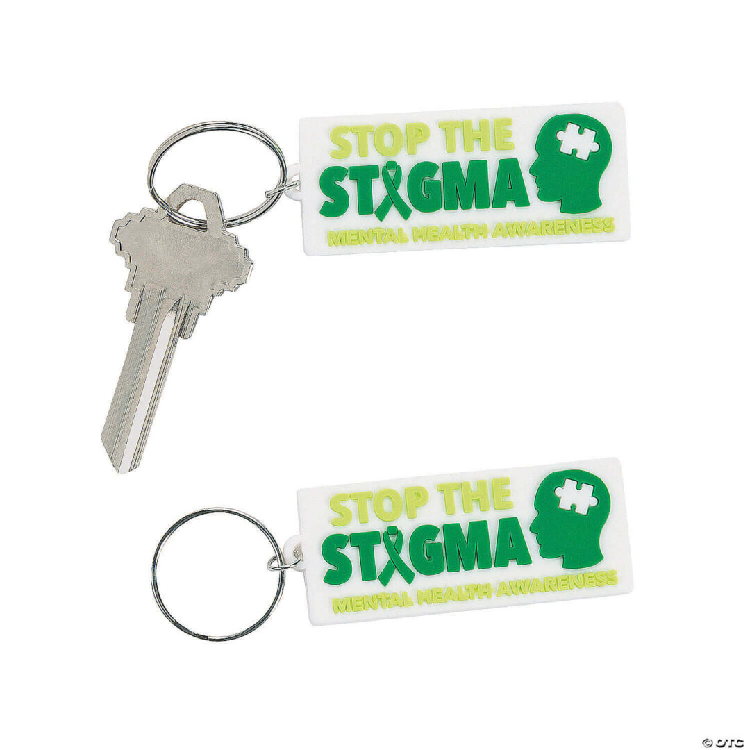 Mental Health Awareness Keychains – Set of 12