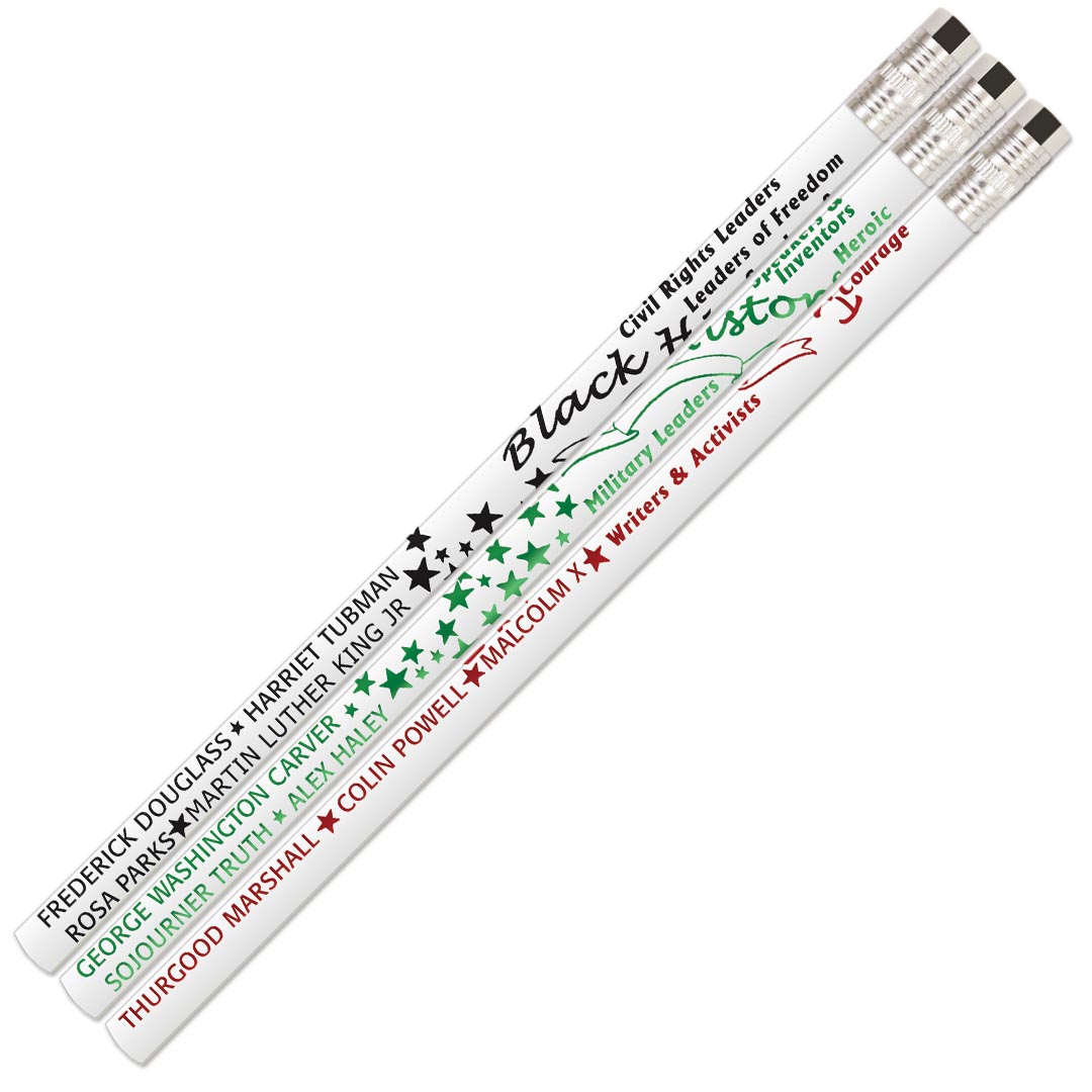 Black History Month Pencils (Set of 144)