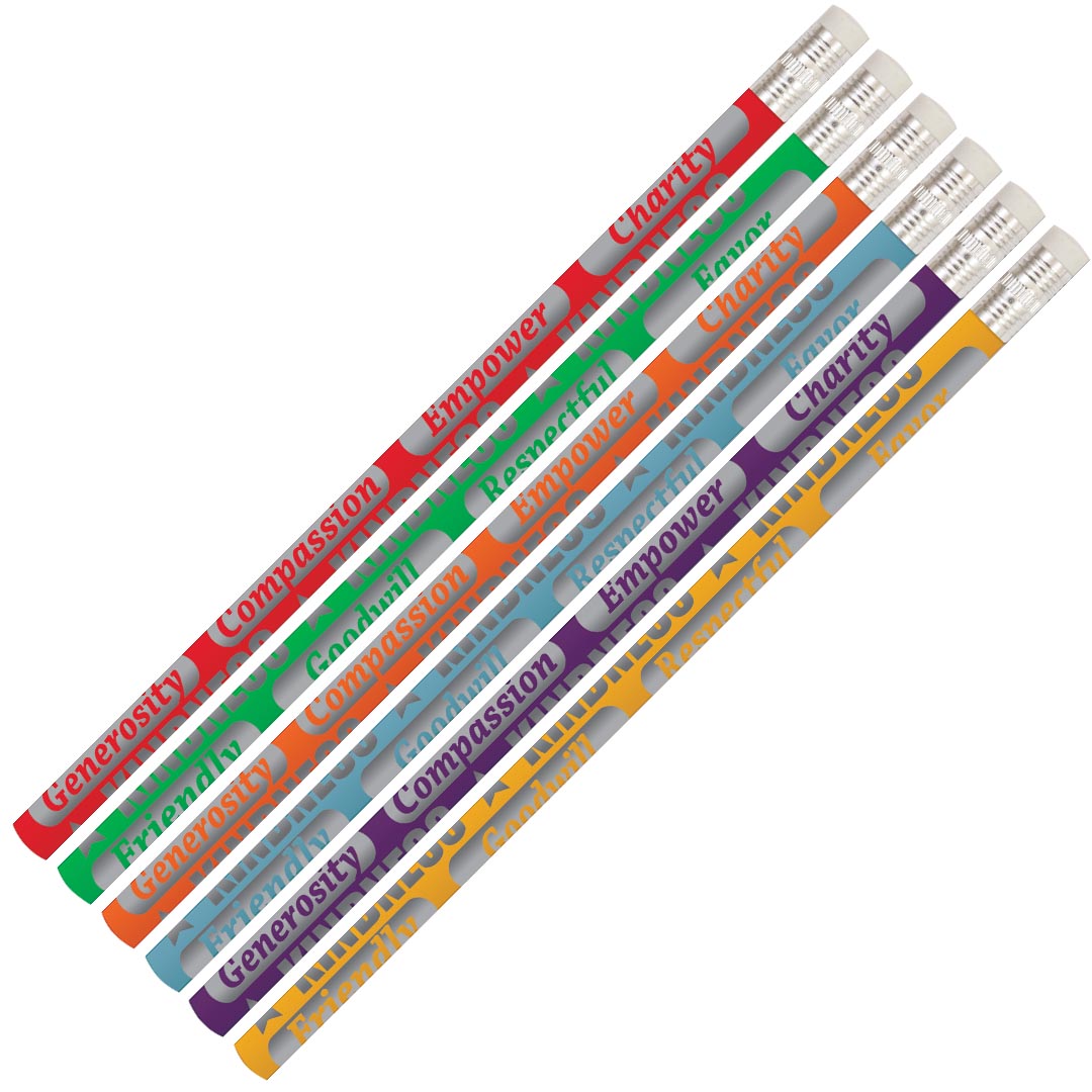 Pencils: Kindness, Generosity, Compassion… (Box of 144)