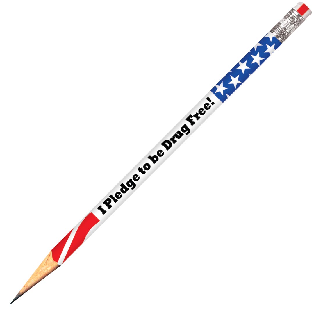 I Pledge To Be Smoke & Drug Free Pencils