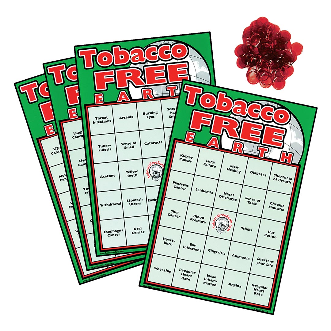 Tobacco Free Earth Bingo