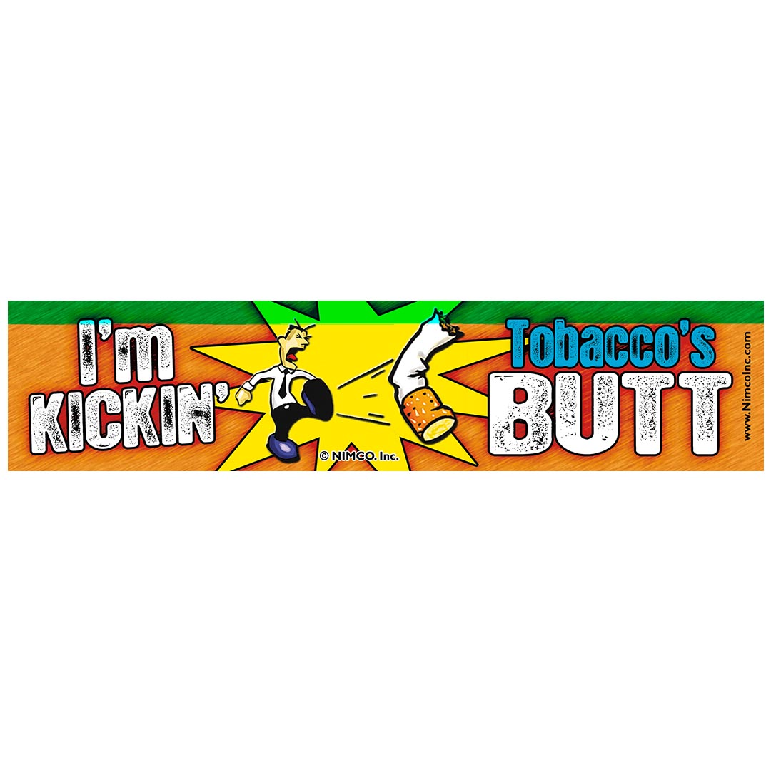 I’m Kickin’ Tobacco’s Butt Bookmark