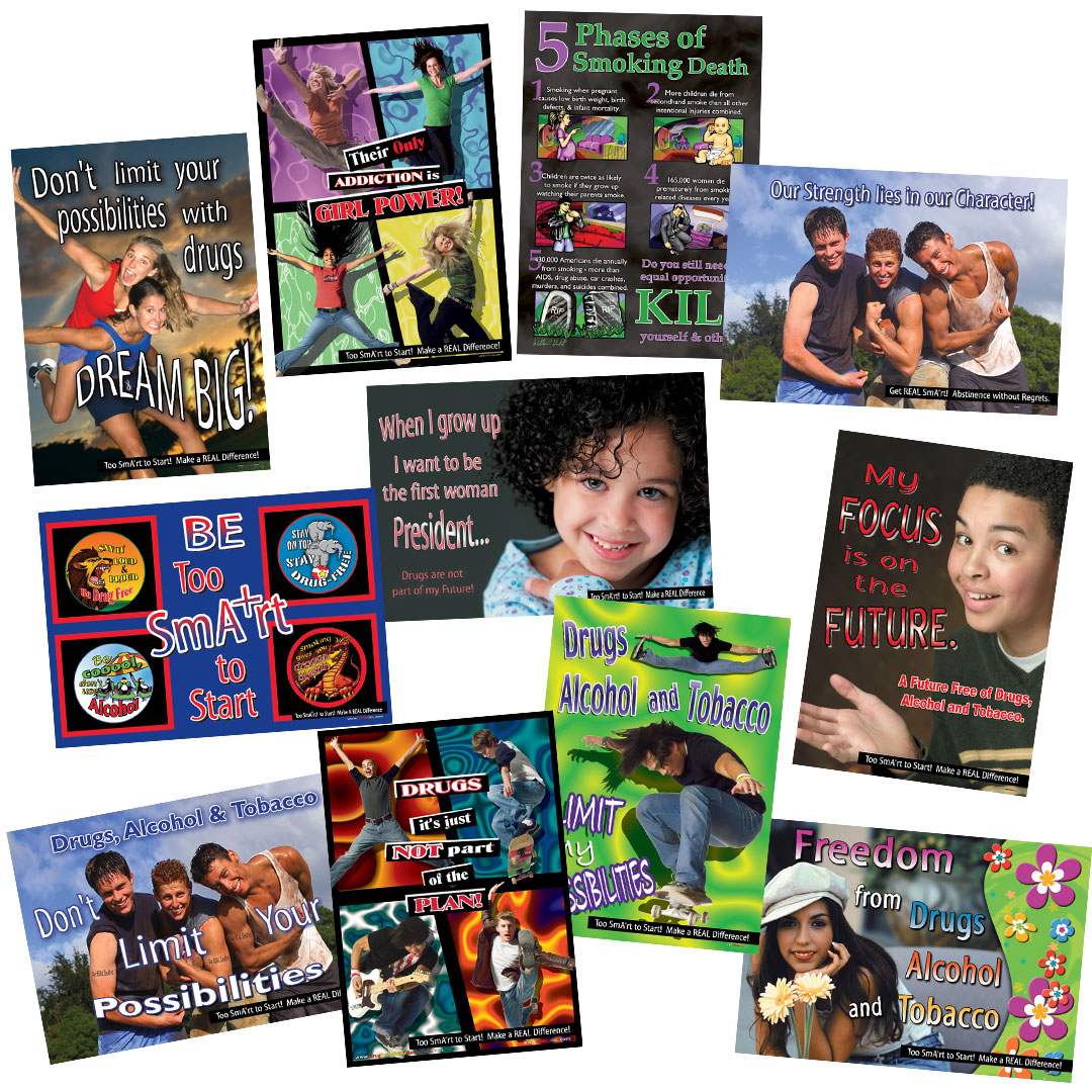 Too Smart to Start Poster Set