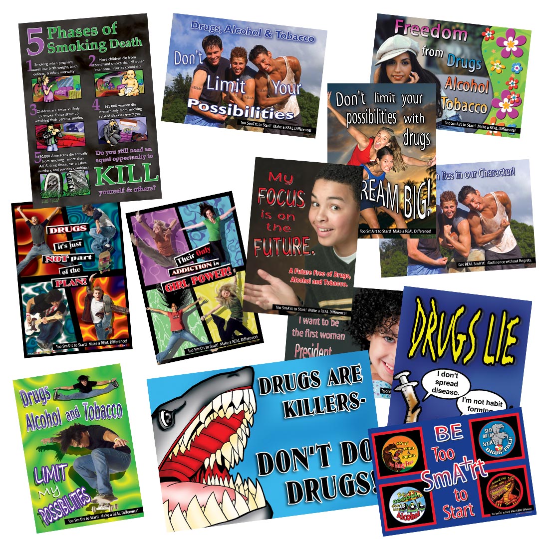 Too Smart to Start 13 Poster Set