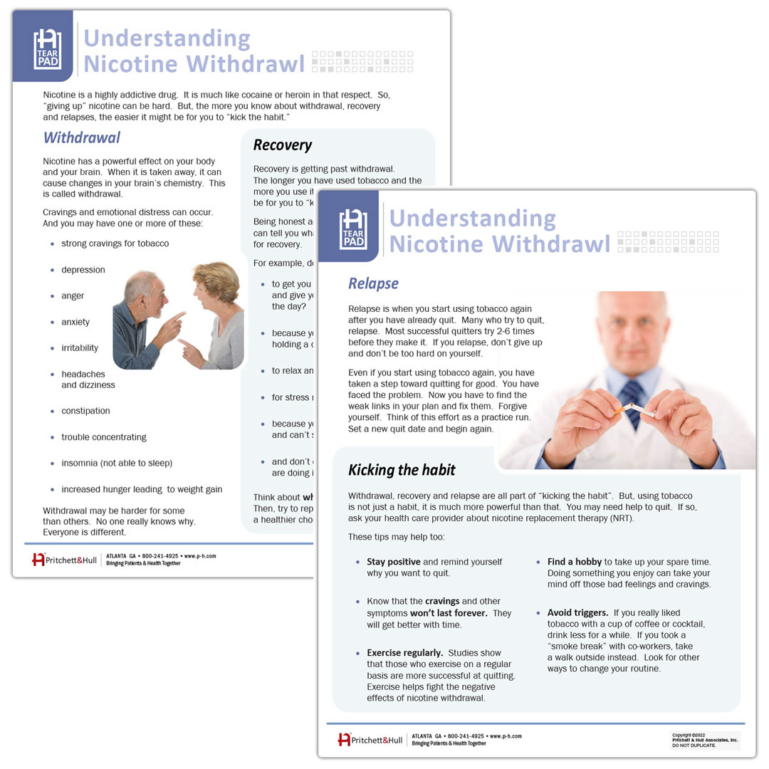 Understanding Nicotine Withdrawal Tearpads