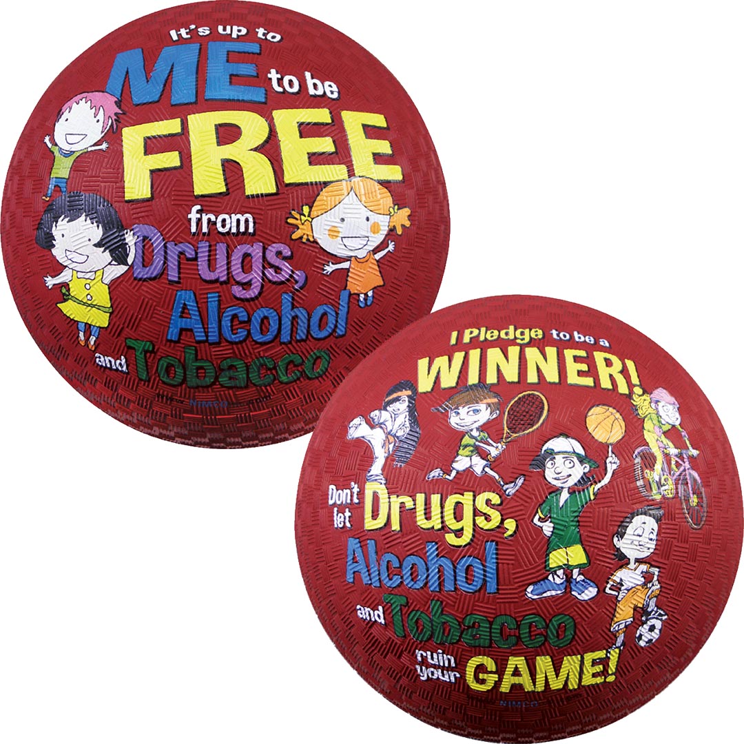 Red Ribbon Playground Ball