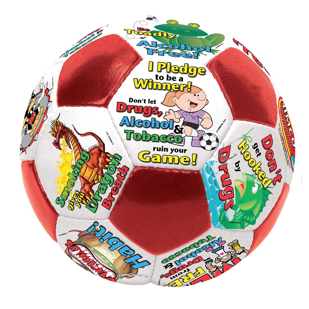 Red Ribbon Soccer Ball