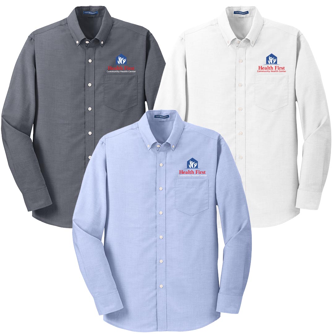 Health First Port Authority® SuperPro™ Oxford Shirt