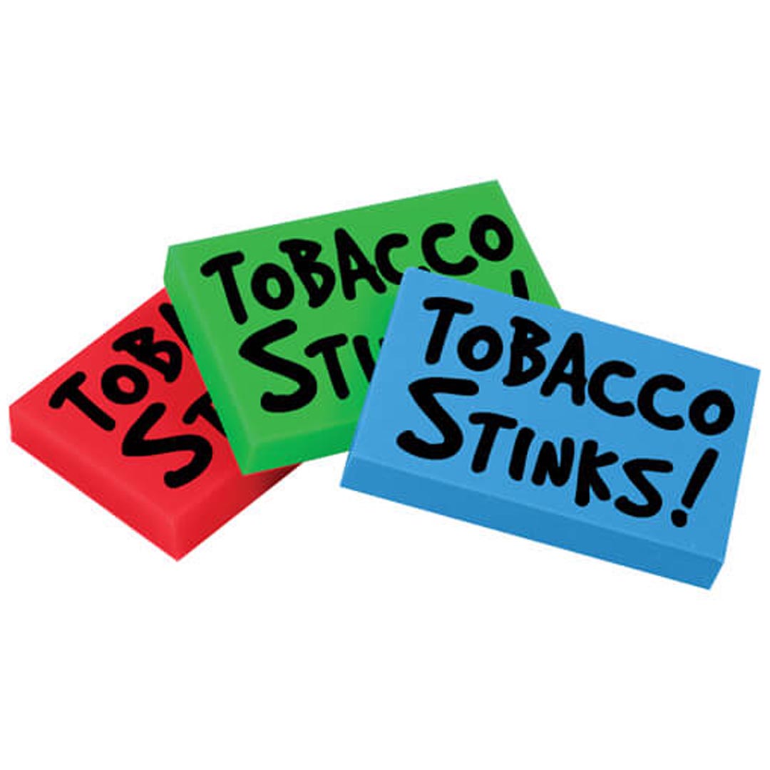 Tobacco Stinks Erasers (set of 25)