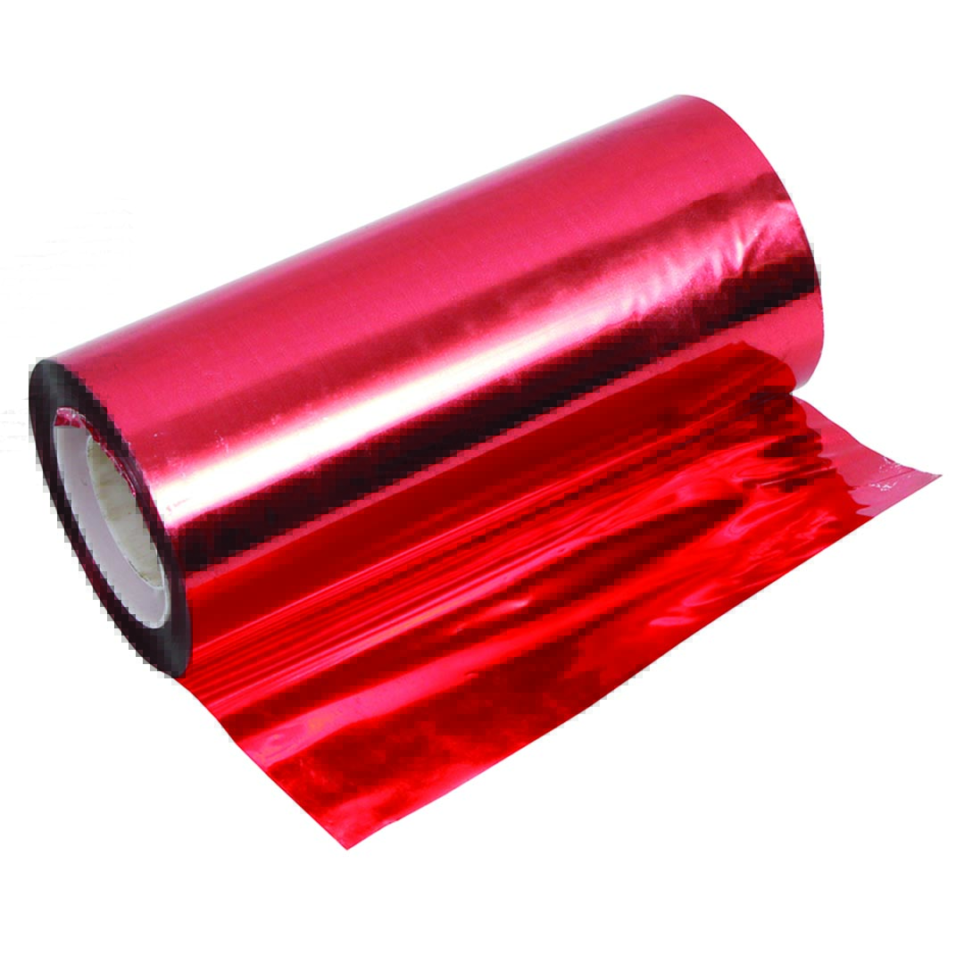 4 1/2″ x 50 Yards of Reflective Rolled Indoor Ribbon Red – 4 1/2″ WIDE X 50 YARDS – RED