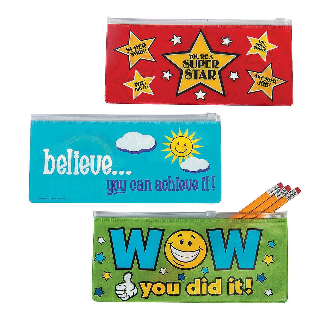 Pencil Pouch: You’re A Super Star – Set of 12 Pencil Pouch: You’re A Super Star – Set of 12