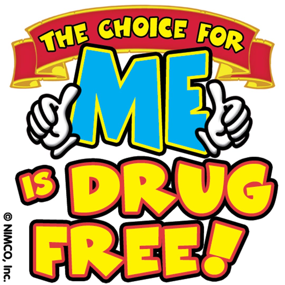 Temporary Tattoos – The Choice For Me Is Drug Free (Set of 100)